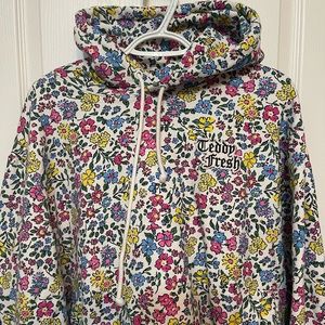 TEDDY FRESH Grandma’s Floral Hoodie